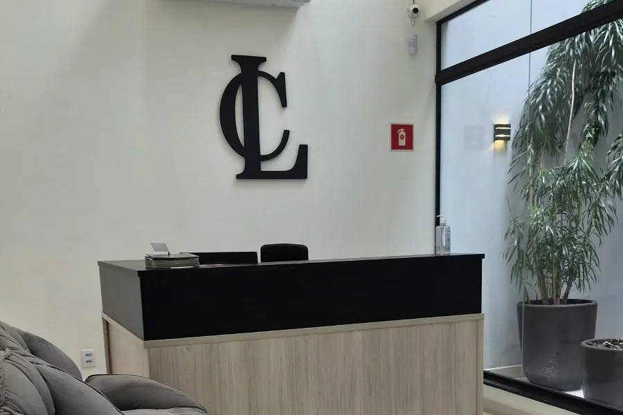Recepção do escritório da LC Assessoria Contábil & Empresarial